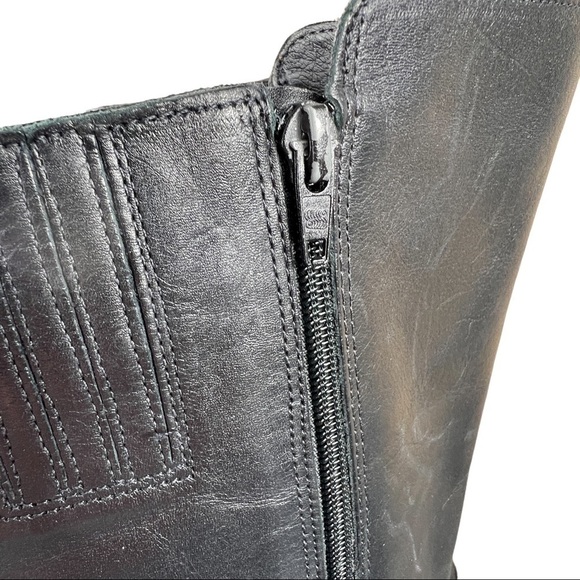 Matisse Boot 7 Black Leather Pull on High Boot - Picture 6 of 11